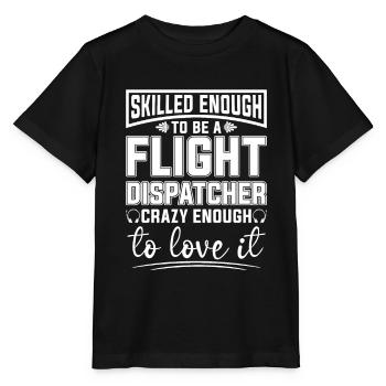 Emergency call control center operations center Verrückt - Stanley/Stella MINI CREATOR Kids’ T-Shirt - black - Front - Mikhail (115cm)