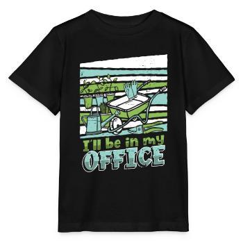 Hobbygärtner Garten - Stanley/Stella Kinder T-Shirt MINI CREATOR  - Schwarz - Vorne - Mikhail (115cm)
