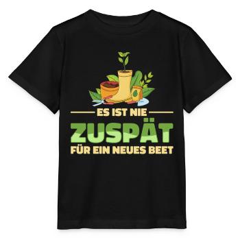Hobbygärtner Garten Witzig - Stanley/Stella Kinder T-Shirt MINI CREATOR  - Schwarz - Vorne - Mikhail (115cm)