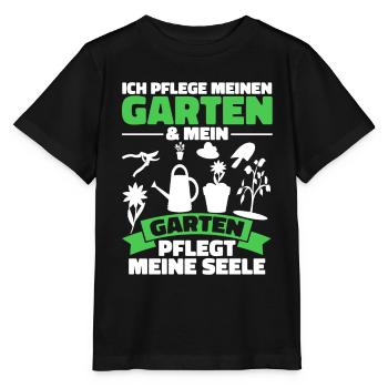 Hobbygärtner Garten Seele - Stanley/Stella Kinder T-Shirt MINI CREATOR  - Schwarz - Vorne - Mikhail (115cm)