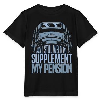 Schweißer Schlosser Die Pension - Stanley/Stella Kinder T-Shirt MINI CREATOR  - Schwarz - Vorne - Mikhail (115cm)