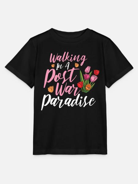 Tulpen Paradies Tulpen - Stanley/Stella Kinder T-Shirt MINI CREATOR - Schwarz