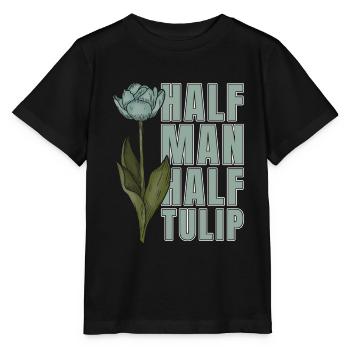 Tulpen Kerl Tulpen - Stanley/Stella Kinder T-Shirt MINI CREATOR  - Schwarz - Vorne - Mikhail (115cm)