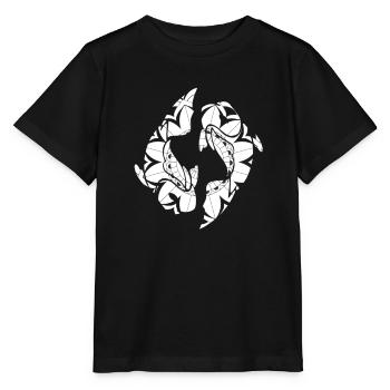 Sternzeichen Fische Symbol - Stanley/Stella Kinder T-Shirt MINI CREATOR  - Schwarz - Vorne - Mikhail (115cm)