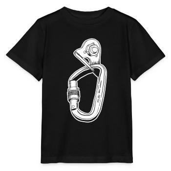 Grimpeurs - T-shirt bio MINI CREATOR Stanley/Stella Enfant - noir - Devant - Mikhail (115cm)