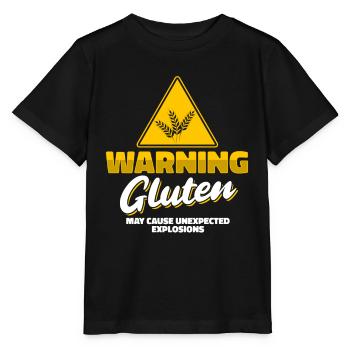 Glutenfrei Humor - Stanley/Stella Kinder T-Shirt MINI CREATOR  - Schwarz - Vorne - Mikhail (115cm)