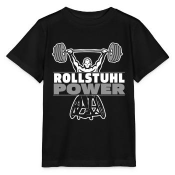 Performance d’accès en fauteuil roulant - T-shirt bio MINI CREATOR Stanley/Stella Enfant - noir - Devant - Mikhail (115cm)