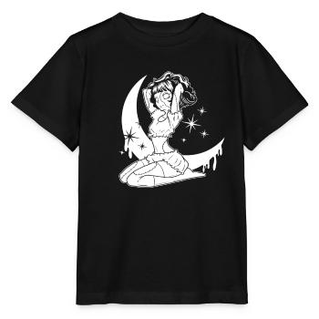 Gothic Puppe - Stanley/Stella Kinder T-Shirt MINI CREATOR  - Schwarz - Vorne - Mikhail (115cm)