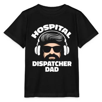 Emergency call control center operations center Papa - Stanley/Stella MINI CREATOR Kids’ T-Shirt - black - Front - Mikhail (115cm)