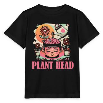 Hobbygärtner Garten Anlage Gartenkatze - Stanley/Stella Kinder T-Shirt MINI CREATOR  - Schwarz - Vorne - Mikhail (115cm)