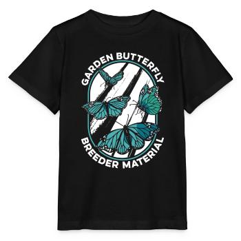Hobbygärtner Garten Monarch - Stanley/Stella Kinder T-Shirt MINI CREATOR  - Schwarz - Vorne - Mikhail (115cm)