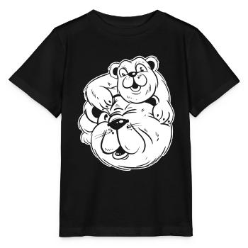 Fête des pères Papa Wear - T-shirt bio MINI CREATOR Stanley/Stella Enfant - noir - Devant - Mikhail (115cm)