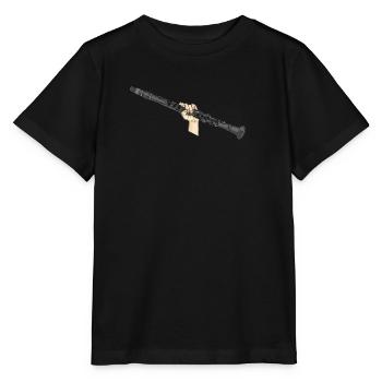 Clarinette fanfare clarinette - T-shirt bio MINI CREATOR Stanley/Stella Enfant - noir - Devant - Mikhail (115cm)