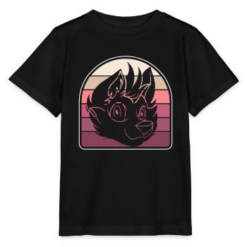 Furry Fandom Fursuits Cool - Stanley/Stella MINI CREATOR Kids’ T-Shirt - black - Front - Mikhail (115cm)