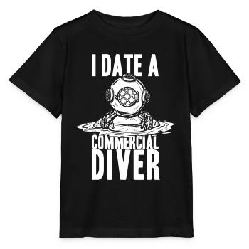 Plongeurs Plongée commerciale amusante - T-shirt bio MINI CREATOR Stanley/Stella Enfant - noir - Devant - Mikhail (115cm)