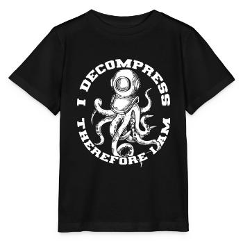 Plongeurs Plongée commerciale amusante - T-shirt bio MINI CREATOR Stanley/Stella Enfant - noir - Devant - Mikhail (115cm)