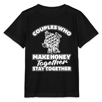 Apiculteurs, apiculteurs - T-shirt bio MINI CREATOR Stanley/Stella Enfant - noir - Devant - Mikhail (115cm)