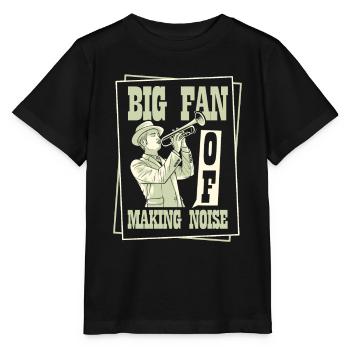 Fan Parade Brass Band Noise - T-shirt bio MINI CREATOR Stanley/Stella Enfant - noir - Devant - Mikhail (115cm)
