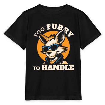 Furry Fandom Fursuits - Stanley/Stella MINI CREATOR Kids’ T-Shirt - black - Front - Mikhail (115cm)