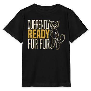 Furry Fandom Fursuits - Stanley/Stella MINI CREATOR Kids’ T-Shirt - black - Front - Mikhail (115cm)