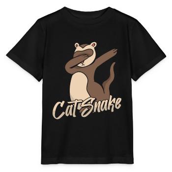 Putois furet - T-shirt bio MINI CREATOR Stanley/Stella Enfant - noir - Devant - Mikhail (115cm)