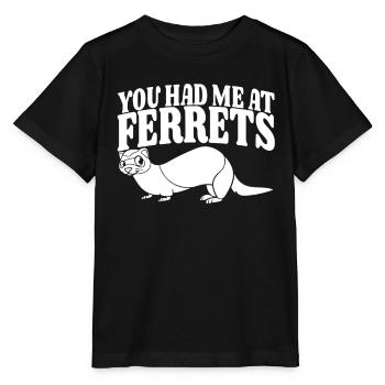 Putois furet - T-shirt bio MINI CREATOR Stanley/Stella Enfant - noir - Devant - Mikhail (115cm)