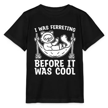 Putois furet - T-shirt bio MINI CREATOR Stanley/Stella Enfant - noir - Devant - Mikhail (115cm)