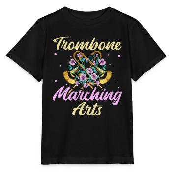 fanfare trombone art fanfare trombone - T-shirt bio MINI CREATOR Stanley/Stella Enfant - noir - Devant - Mikhail (115cm)