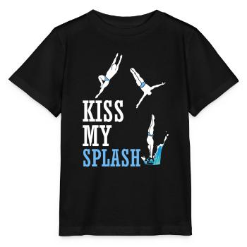 Diving Jumper Funny - Stanley/Stella MINI CREATOR Kids’ T-Shirt - black - Front - Mikhail (115cm)