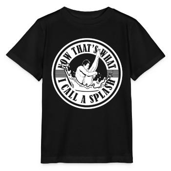 Plongée plongée drôle - T-shirt bio MINI CREATOR Stanley/Stella Enfant - noir - Devant - Mikhail (115cm)