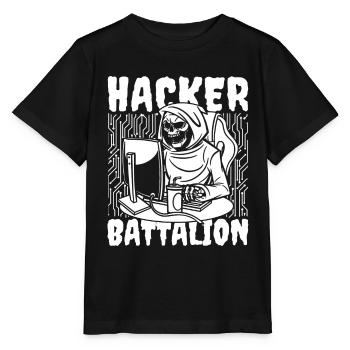 Programmeur Codeur développeur - T-shirt bio MINI CREATOR Stanley/Stella Enfant - noir - Devant - Mikhail (115cm)