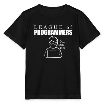 Developer Coder Programmer League - Stanley/Stella MINI CREATOR Kids’ T-Shirt - black - Front - Mikhail (115cm)