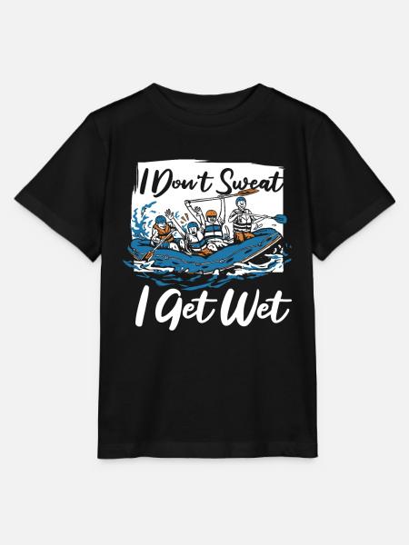 Rafting Lustig Wildwasser Rafting - Stanley/Stella Kinder T-Shirt MINI CREATOR - Schwarz