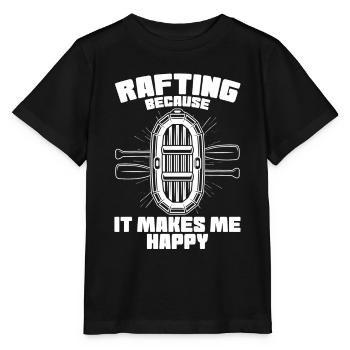 Rafting Wildwasser Rafting - Stanley/Stella Kinder T-Shirt MINI CREATOR  - Schwarz - Vorne - Mikhail (115cm)