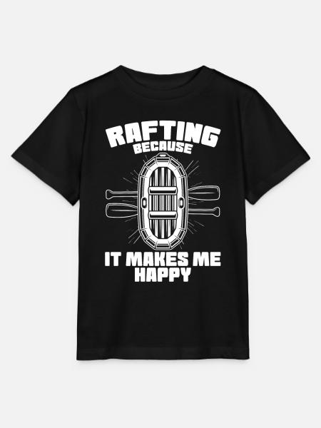 Rafting Wildwasser Rafting - Stanley/Stella Kinder T-Shirt MINI CREATOR - Schwarz