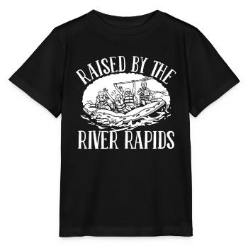 Rafting Wildwasser Rafting - Stanley/Stella Kinder T-Shirt MINI CREATOR  - Schwarz - Vorne - Mikhail (115cm)