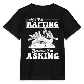 Rafting Wildwasser Rafting - Stanley/Stella Kinder T-Shirt MINI CREATOR  - Schwarz - Vorne - Mikhail (115cm)