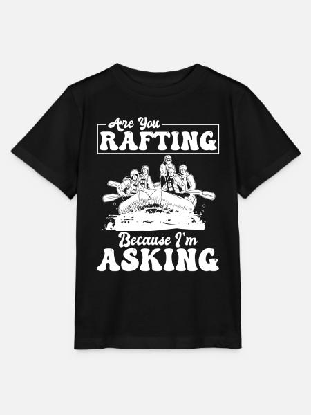Rafting Wildwasser Rafting - Stanley/Stella Kinder T-Shirt MINI CREATOR - Schwarz