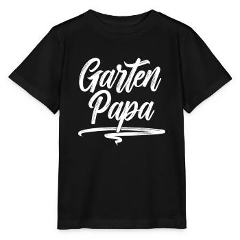 Hobbygärtner Garten Vater - Stanley/Stella Kinder T-Shirt MINI CREATOR  - Schwarz - Vorne - Mikhail (115cm)