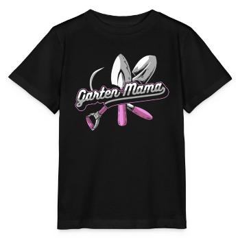 Hobbygärtner Garten Spaten - Stanley/Stella Kinder T-Shirt MINI CREATOR  - Schwarz - Vorne - Mikhail (115cm)