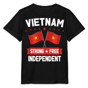 Vietnam - T-shirt bio MINI CREATOR Stanley/Stella Enfant - noir - Devant - Mikhail (115cm)