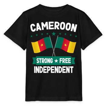 Cameroon - Stanley/Stella MINI CREATOR Kids’ T-Shirt - black - Front - Mikhail (115cm)