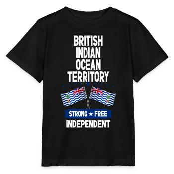 British Indian Ocean Territory - Stanley/Stella MINI CREATOR Kids’ T-Shirt - black - Front - Mikhail (115cm)