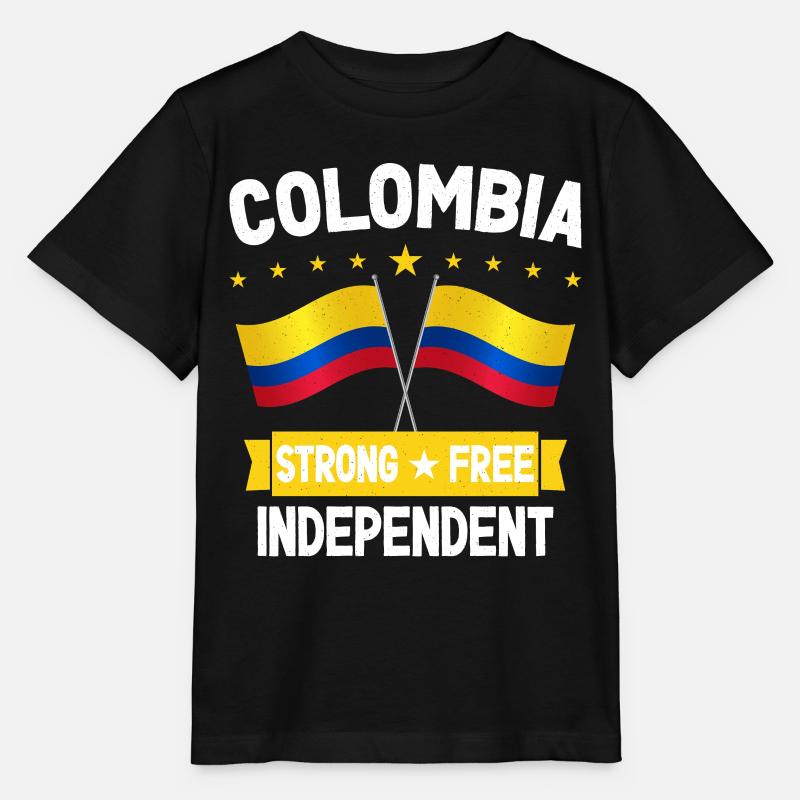 Colombie - T-shirt bio MINI CREATOR Stanley/Stella Enfant - noir