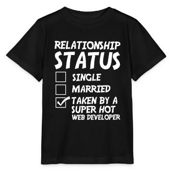 Web Entwickler Webdeveloper Witzig - Stanley/Stella Kinder T-Shirt MINI CREATOR  - Schwarz - Vorne - Mikhail (115cm)
