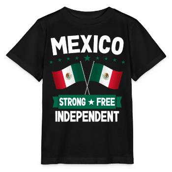 Mexiko - Stanley/Stella Kinder T-Shirt MINI CREATOR  - Schwarz - Vorne - Mikhail (115cm)