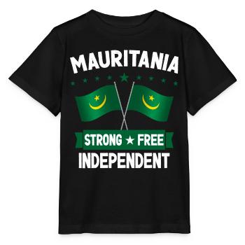 Mauritanie - T-shirt bio MINI CREATOR Stanley/Stella Enfant - noir - Devant - Mikhail (115cm)