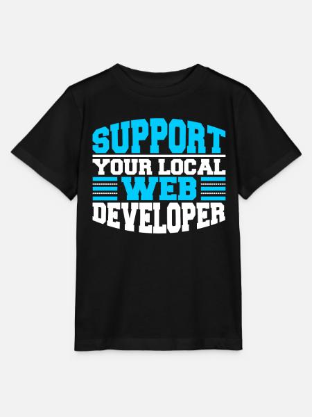 Web Entwickler Webdeveloper Unterstützung - Stanley/Stella Kinder T-Shirt MINI CREATOR - Schwarz