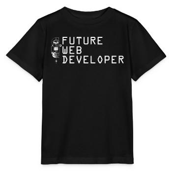 Web Entwickler Webdeveloper Zukunft - Stanley/Stella Kinder T-Shirt MINI CREATOR  - Schwarz - Vorne - Mikhail (115cm)