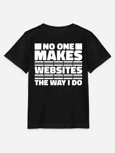 Web Entwickler Webdeveloper Witzig - Stanley/Stella Kinder T-Shirt MINI CREATOR  - Schwarz